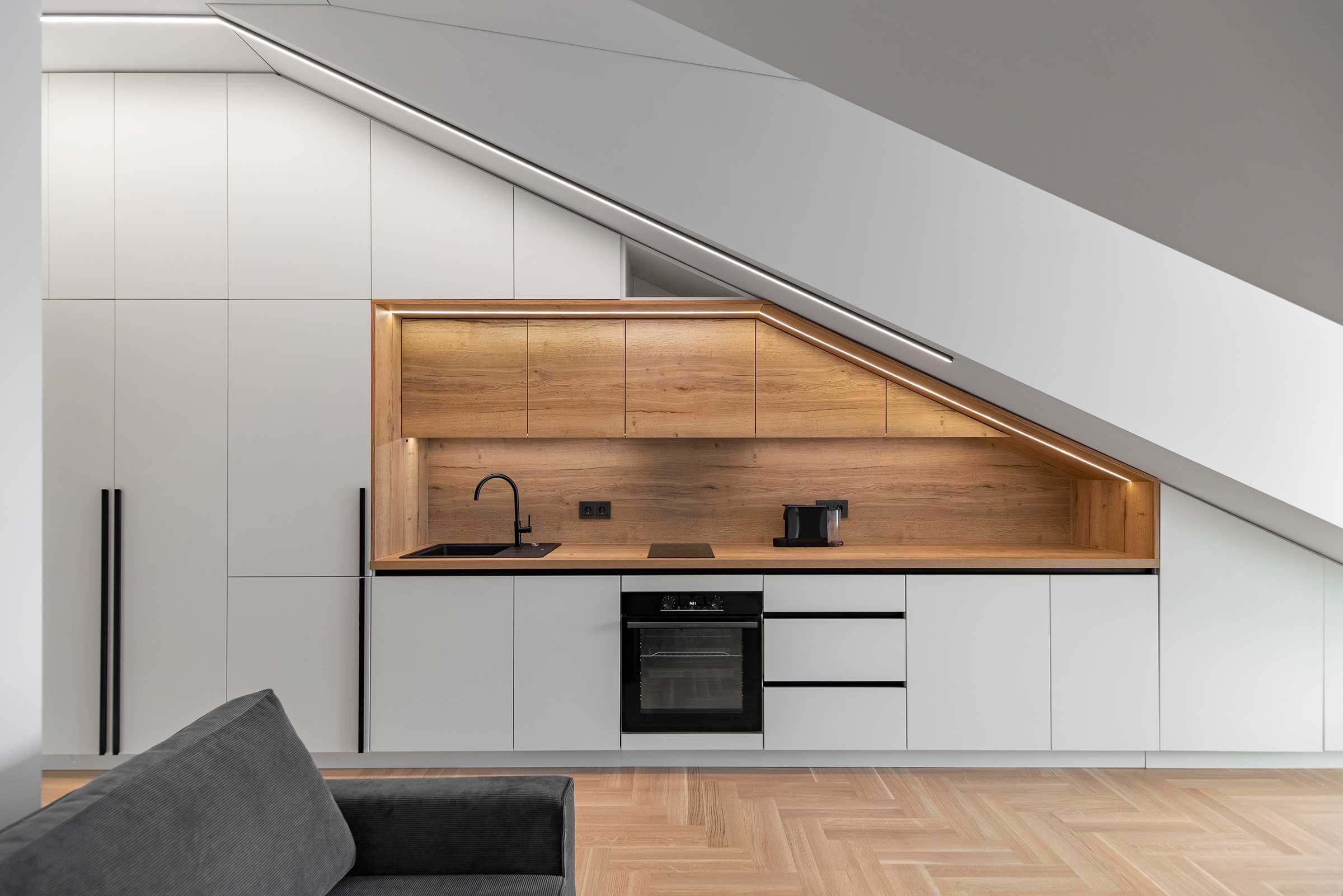 Modern luxury furniture in contemporary living space