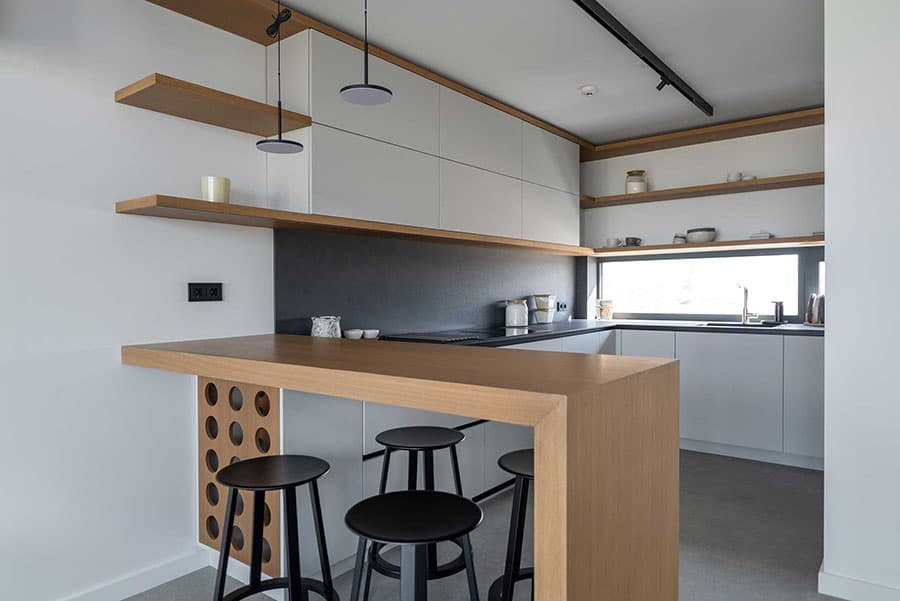 Attic house — full interior fit-out